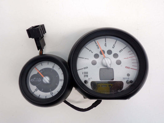 BMW MINI R50 R52 R53 CHRONO PACK CLUSTER & DUAL REV COUNTER CHROME 2001-2006 BMW MINI R50 R52 R53 CHRONO PACK CLUSTER & DUAL REV COUNTER CHROME 2001-2006