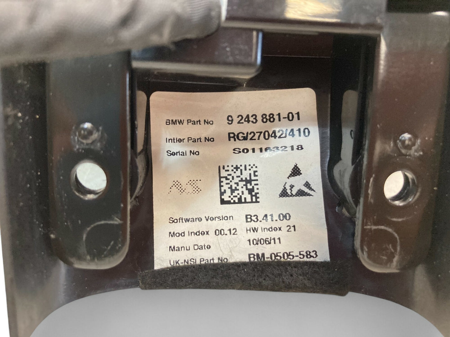 Mini Cooper JCW Black Tachometer 62109306265 2011-2016 R5x R6x 492