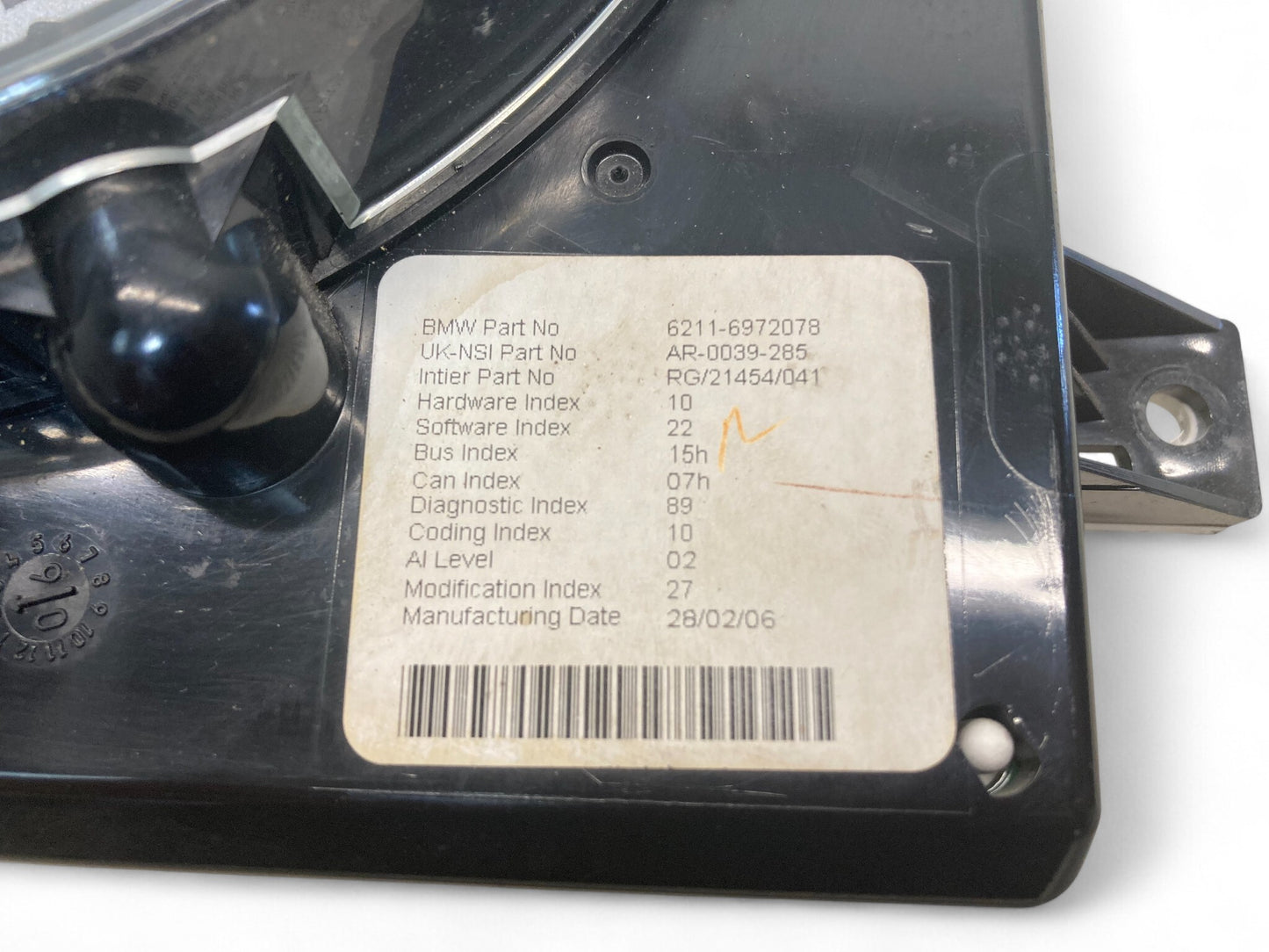 Mini Cooper Speedometer 165k 62116932508 2002-2008 R50 R52 R53 518