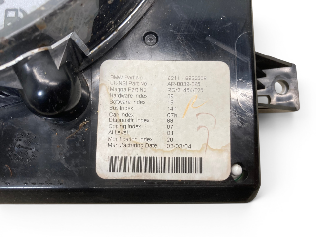 Mini Cooper Speedometer 133k 62116932508 2002-2008 R50 R52 R53 552