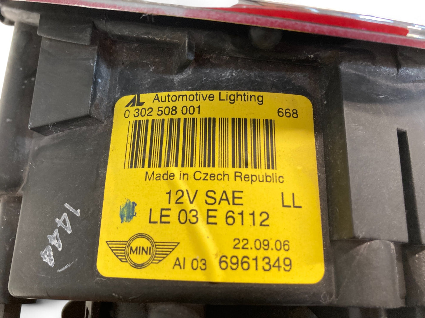 Mini Cooper Left Headlight Halogen 63127198733 2005-2008 R50 R52 R53 495