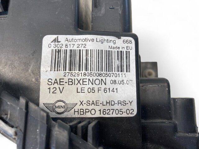 Mini Cooper Right Headlight Xenon Yellow Indicator 63127270024 2007-2015 R5x 432