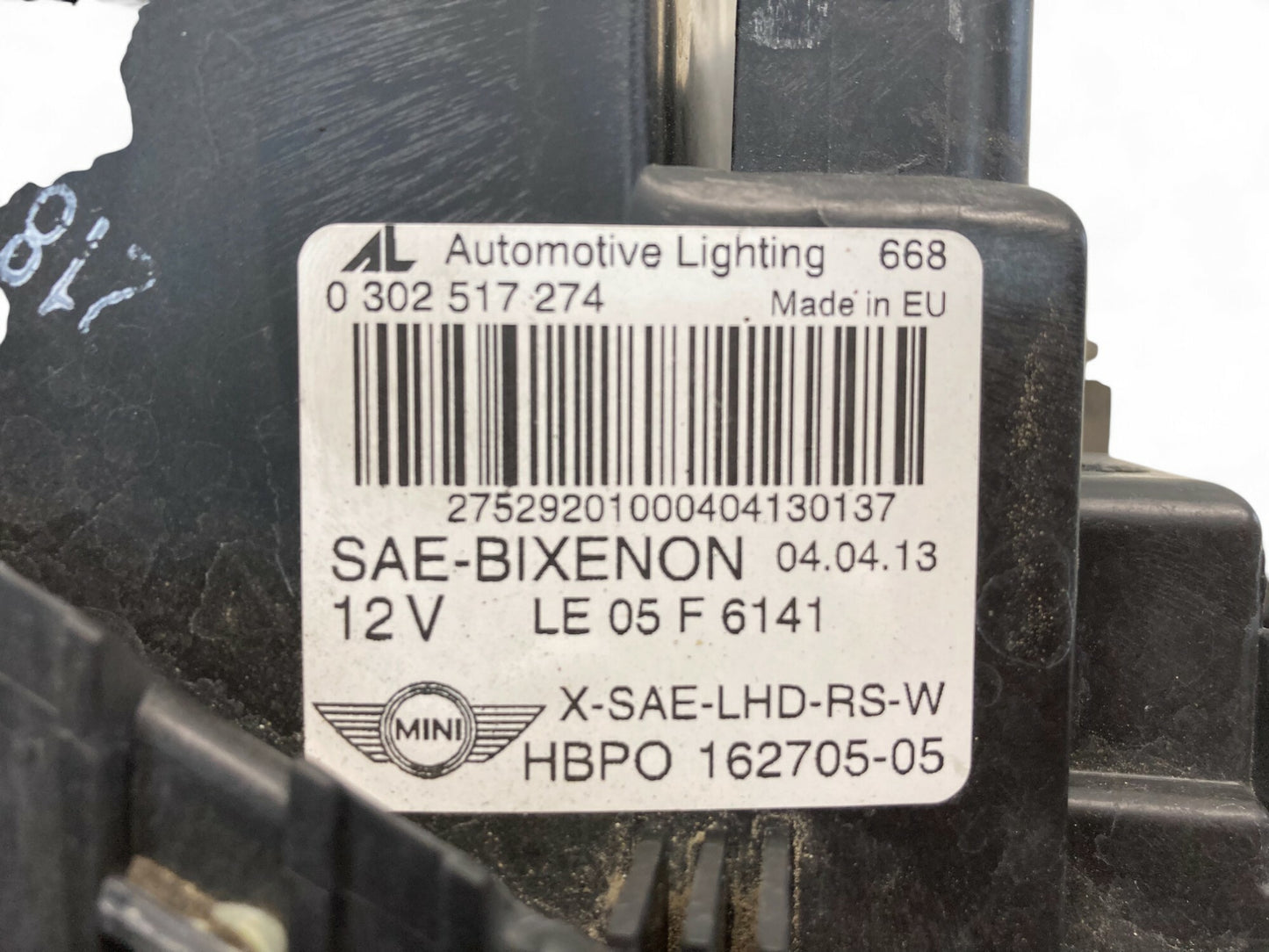 Mini Cooper Right Headlight Xenon White Indicator 63127270026 2007-2015 R5x 488