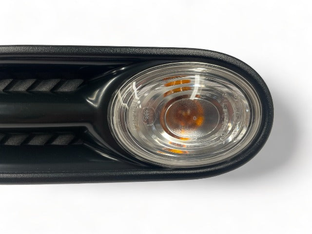 Mini Cooper Black Aero Fender Grille Scuttle and Light Pair New OEM 07-15 R5x