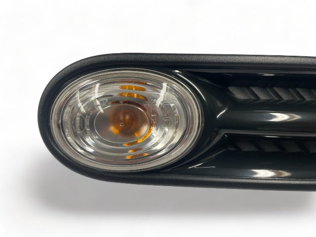 Mini Cooper Black Aero Fender Grille Scuttle and Light Pair New OEM 07-15 R5x