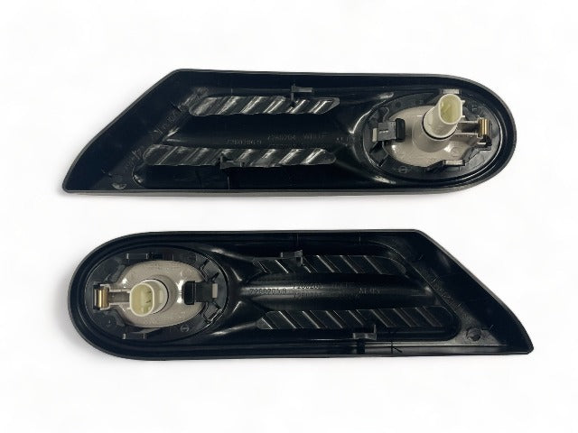 Mini Cooper Black Aero Fender Grille Scuttle and Light Pair New OEM 07-15 R5x