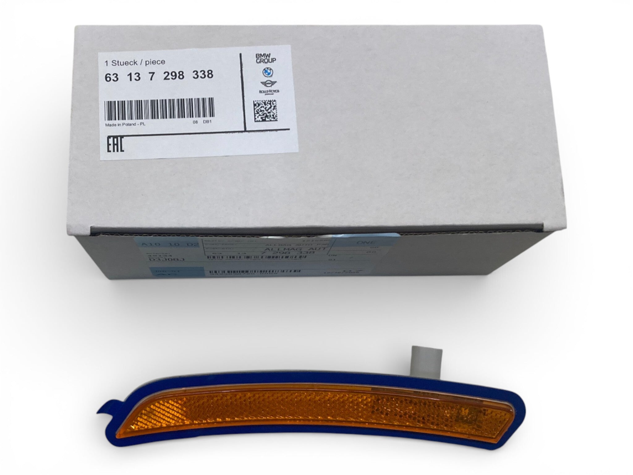 Mini Cooper Right Front Side Marker Light New OEM 63137298338 14-21 F5 ...