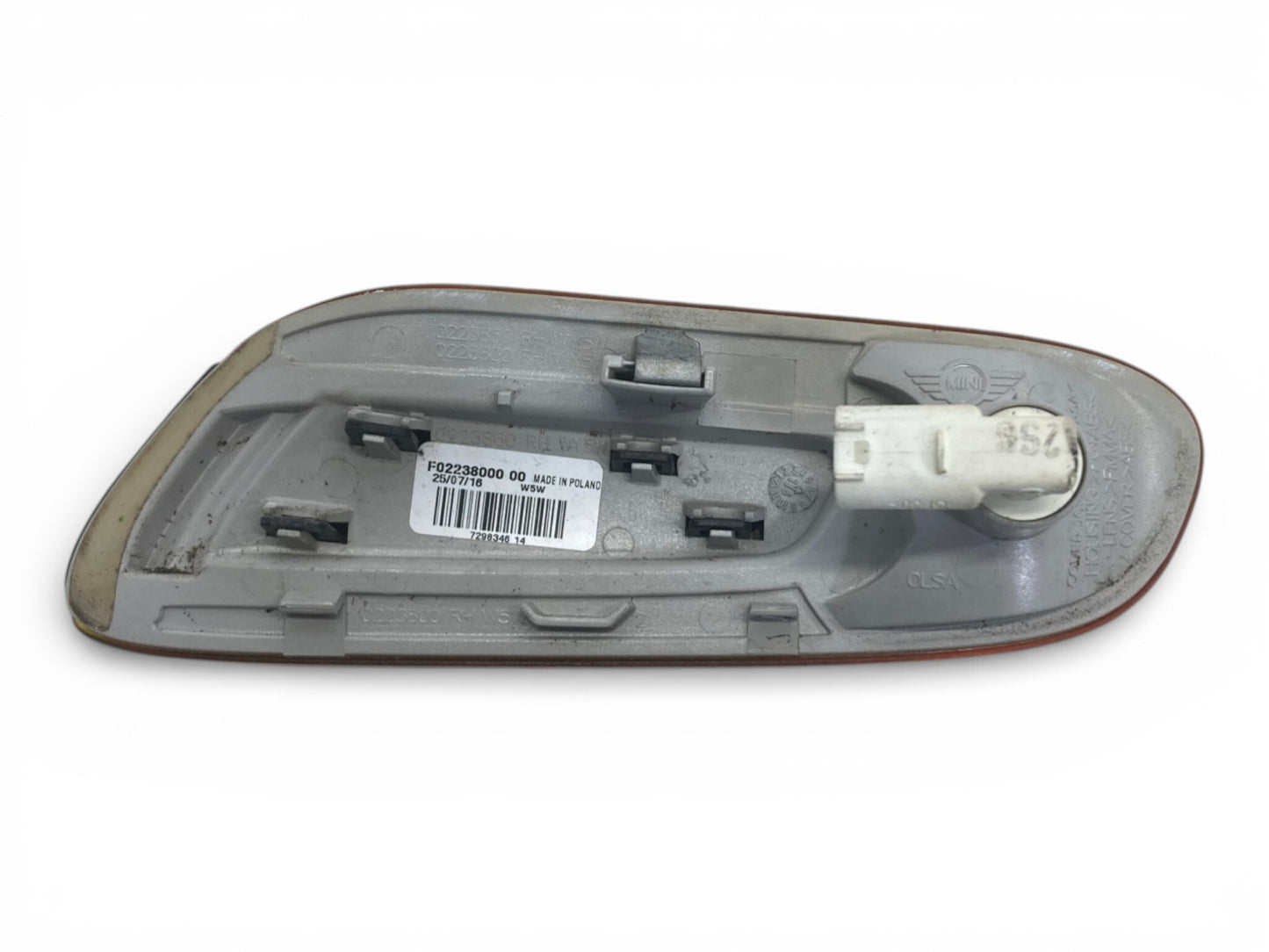 Mini Cooper Right Additional Turn Signal Scuttle 63137298346 14-21 F55 F56 F57