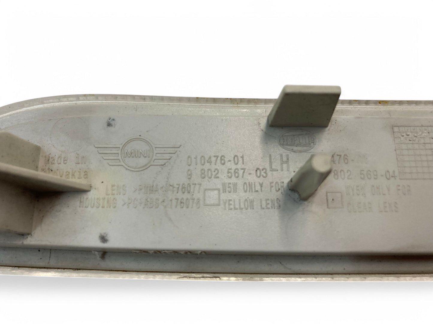 Mini Cooper Left Side Signal Light White 63139802569 2011-2016 R60 R61