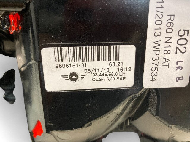 Mini Cooper Countryman Left Taillight 63219808151 2011-2016 R60 502b