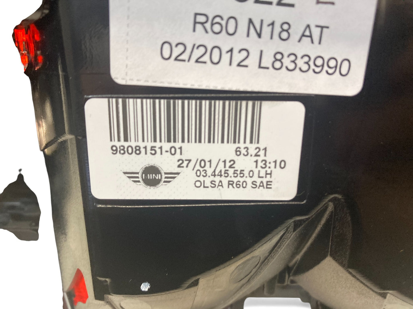 Mini Cooper Countryman Left Taillight 63219808151 2011-2016 R60 522