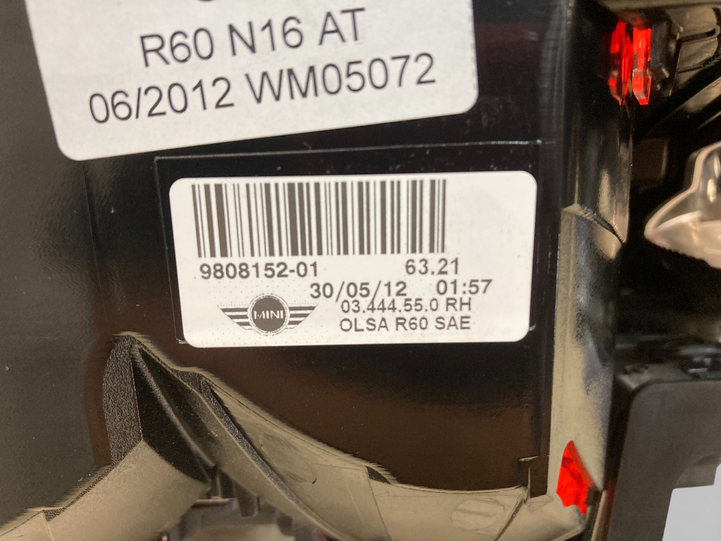 Mini Countryman Right Taillight 63219808152 2011-2016 R60 527