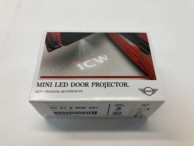 Mini Cooper LED Door Projectors NEW 63312468387 R5x R6x F5x F60