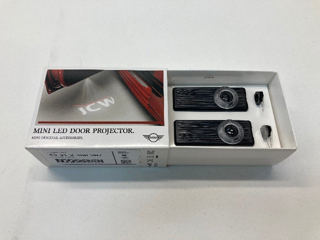 Mini Cooper LED Door Projectors NEW 63312468387 R5x R6x F5x F60