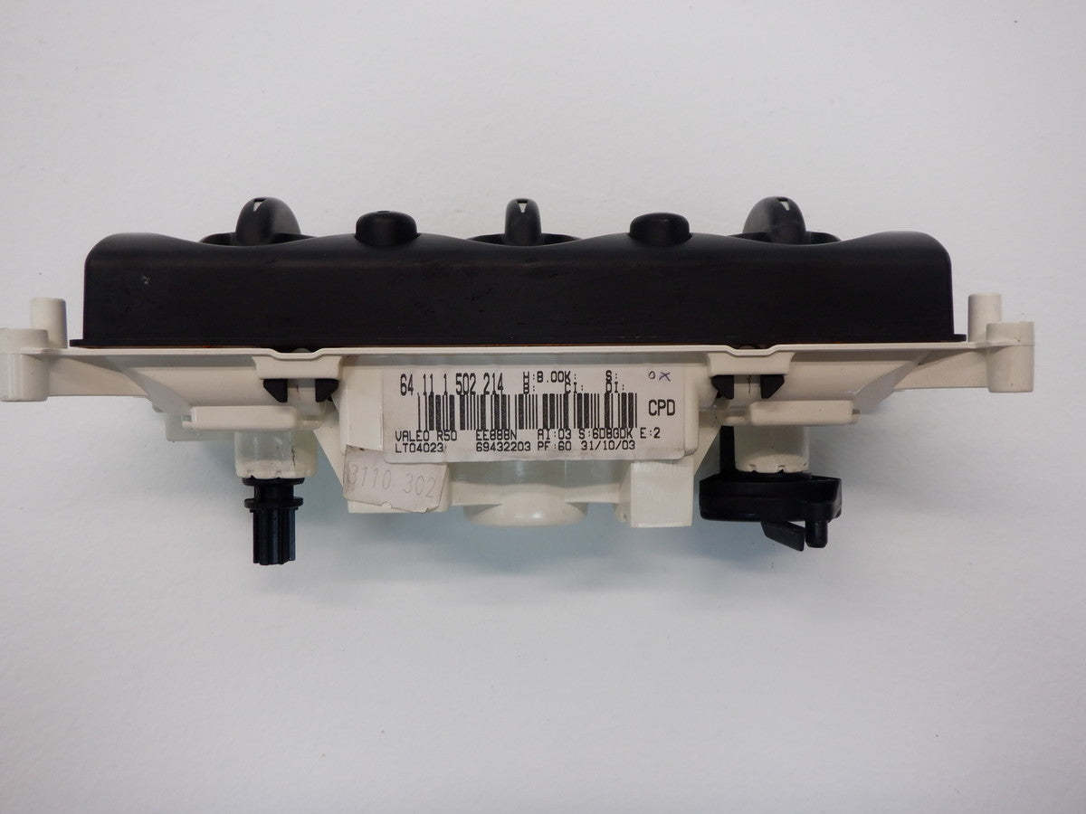 Mini Cooper AC Temperature Control Panel 64111502214 02-08 R50 R52 R53