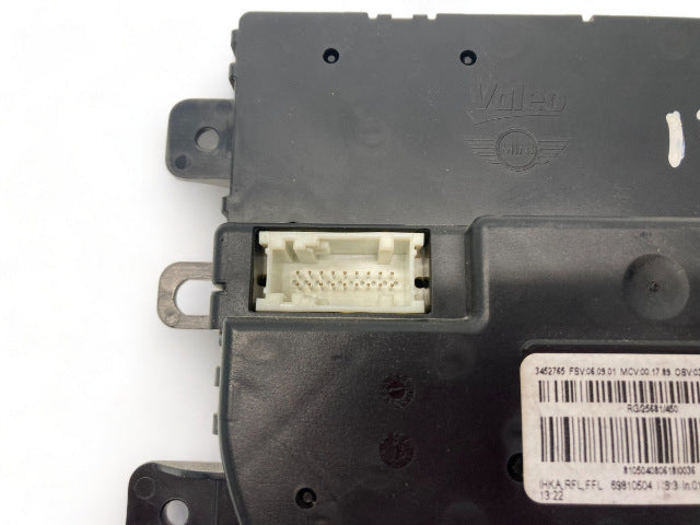 Mini Cooper AC Control Panel Auto without Heated Seats 64113455300 07-10 R55 R56
