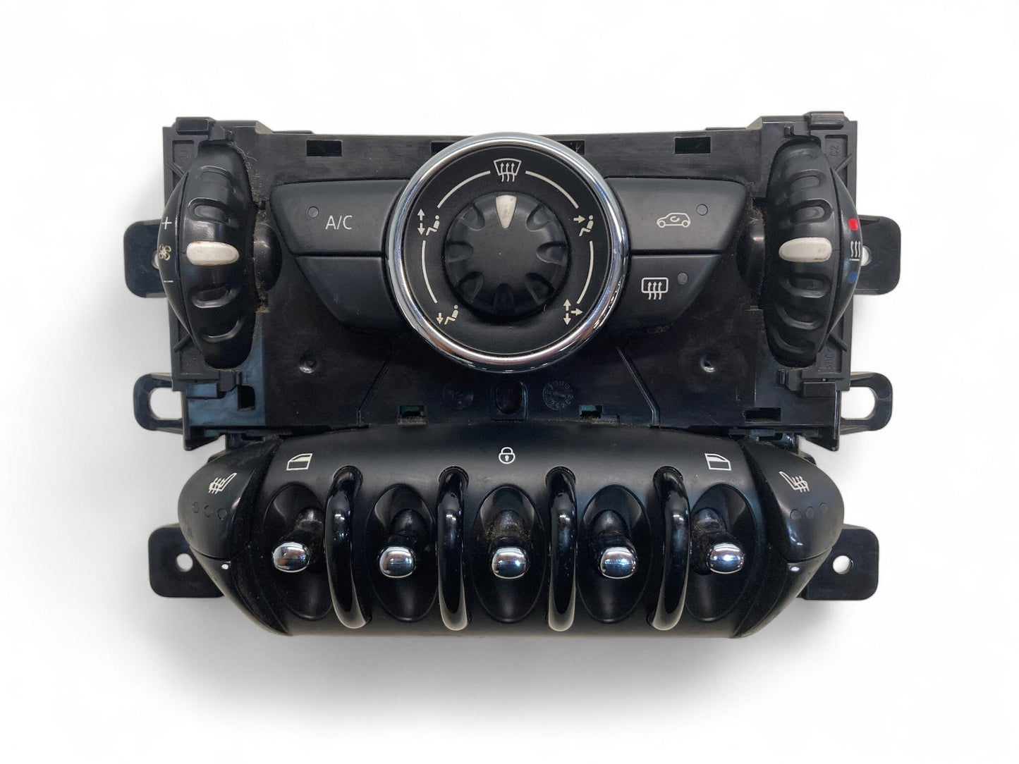 Mini Cooper AC Control Panel Manual with Heated Seats 64113457399 11-15 R55 R56 R58 R59