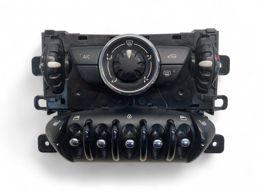 Mini Cooper AC Control Panel Manual with Heated Seats 64113457399 11-15 R55 R56 R58 R59