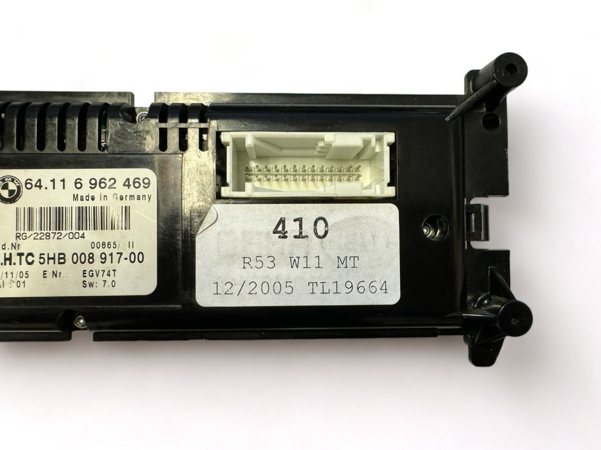 Mini Cooper AC Automatic Temperature Control Panel 64116962469 04-08 R50 R52 R53