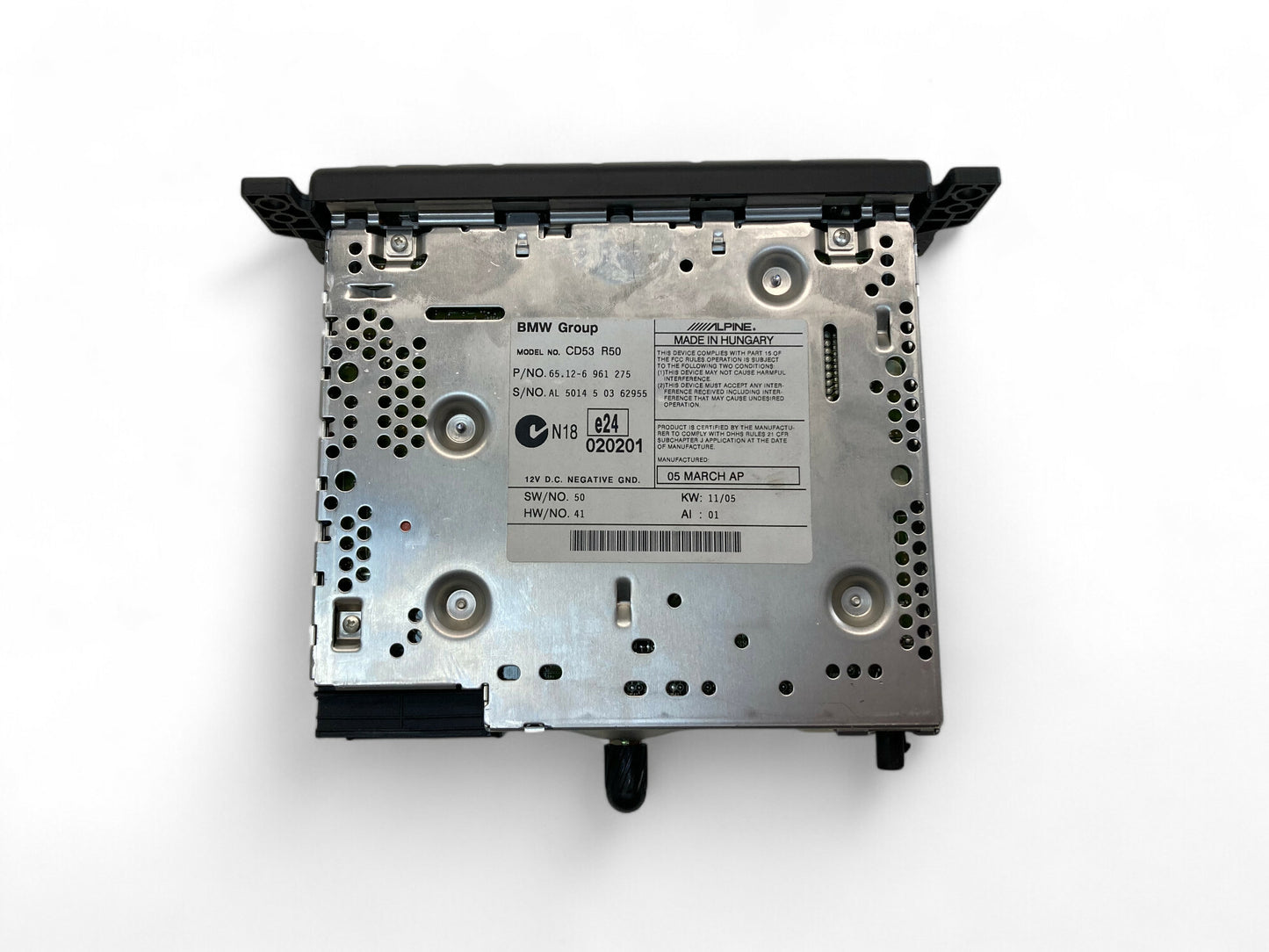 Mini Cooper Radio AM FM CD Boost OEM 65126977697 2002-2008 R50 R52 R53