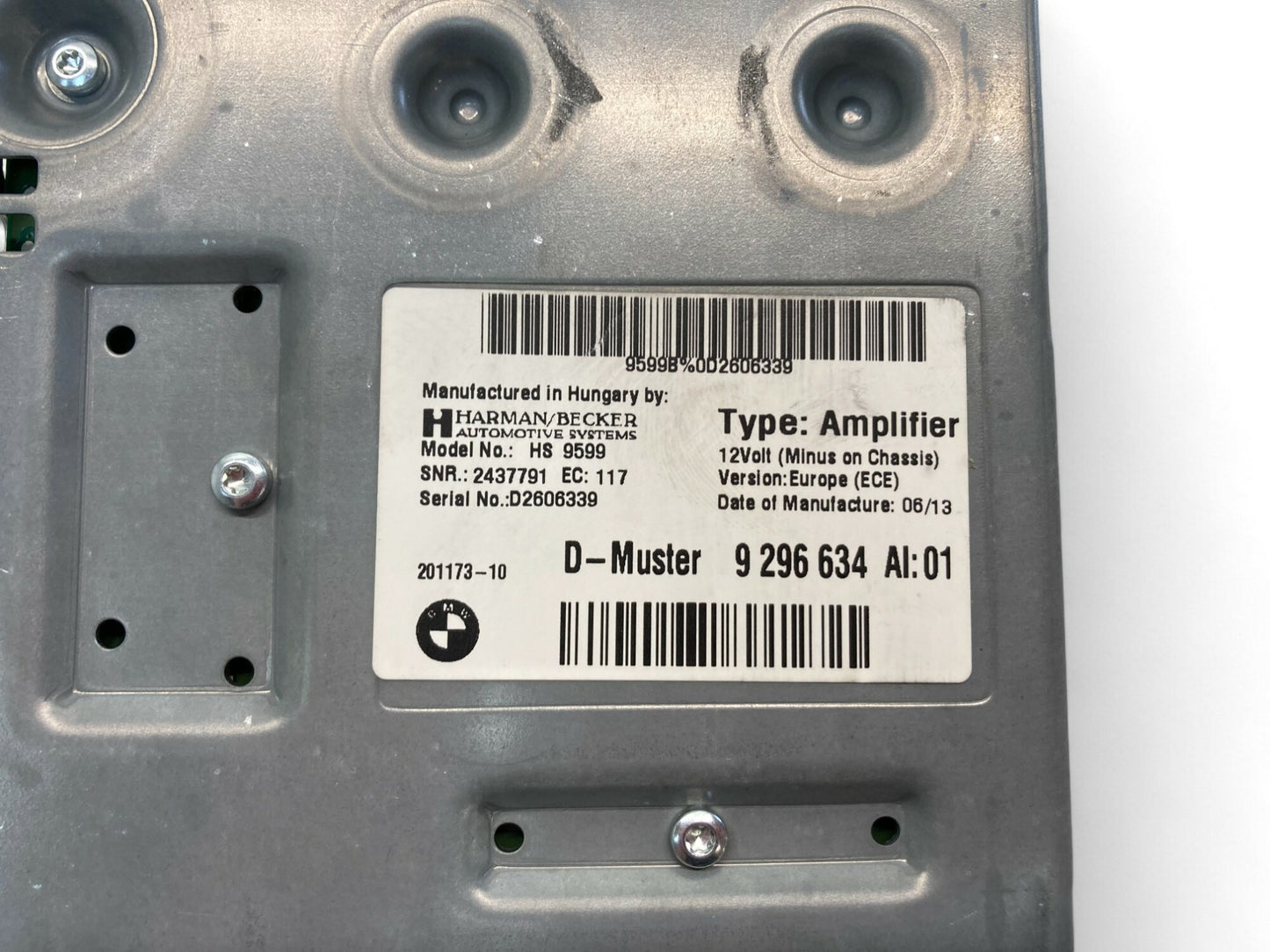 Mini Cooper Amplifier H/K 65129272637 09-16 R57 R58 R59 R6x