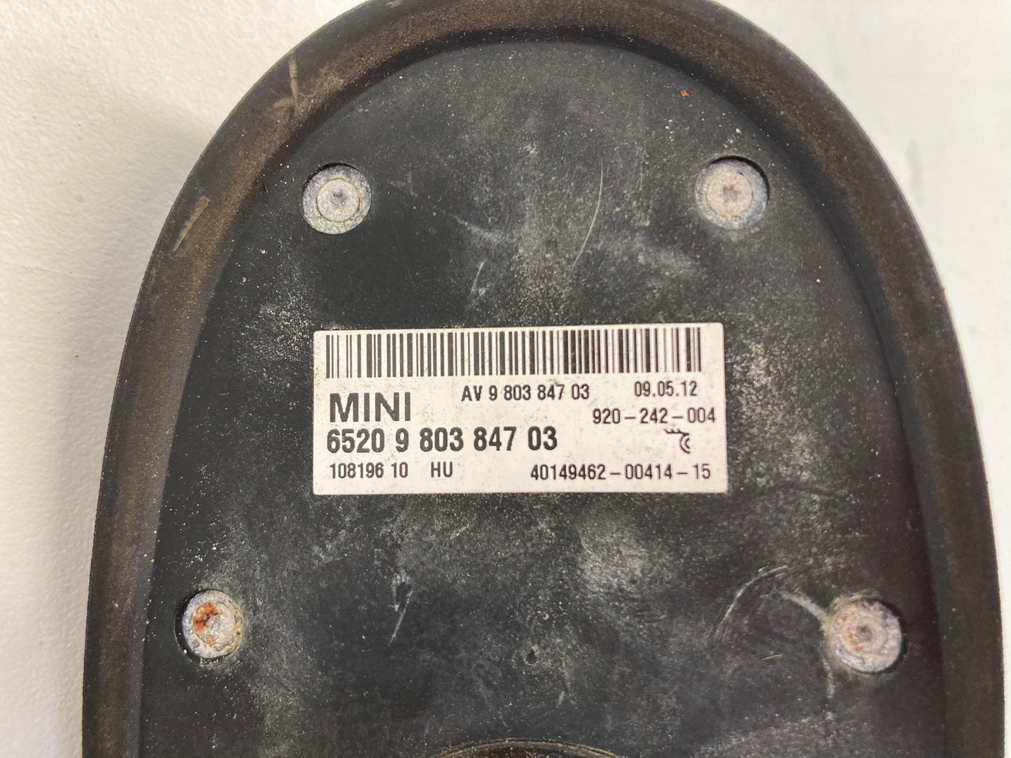 Mini Cooper Roof Antenna Base 65209803847 11-16 R58 R6x 408