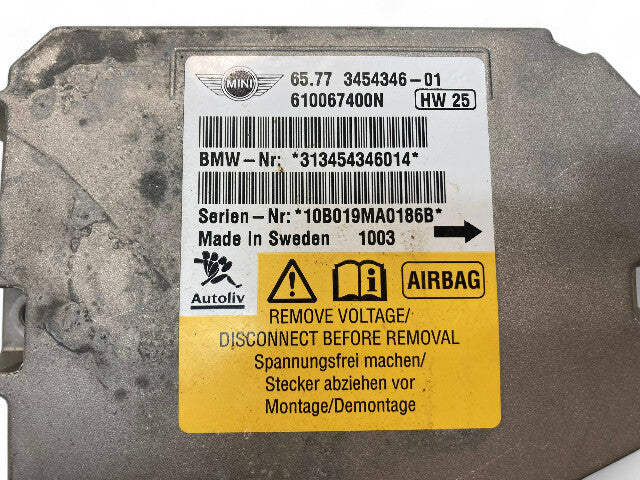 Mini Cooper Airbag Control Module 65779812297 2007-2015 R56 R55 R58 R6x