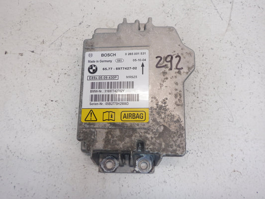 Mini Cooper Base Convertible Airbag Control Unit Module 65779184432 05-08 R52