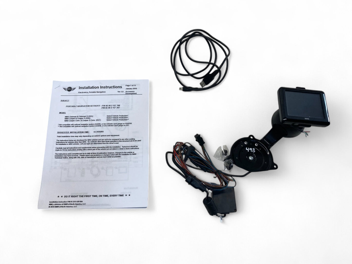 Mini Cooper Garmin Portable Navigation OEM 65902157768 2007-2015 R56 R55 R57 498