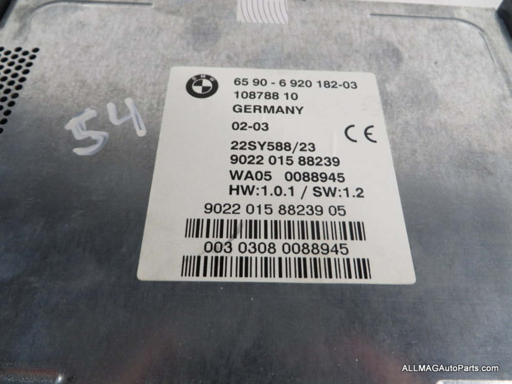 Mini Cooper GPS Navigation Unit Computer 65906920182 02-06 R50 R53