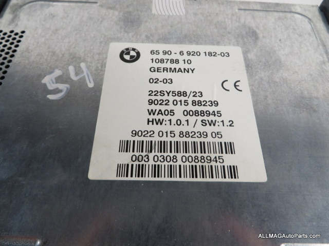 Mini Cooper GPS Navigation Unit Computer 65906920182 02-06 R50 R53