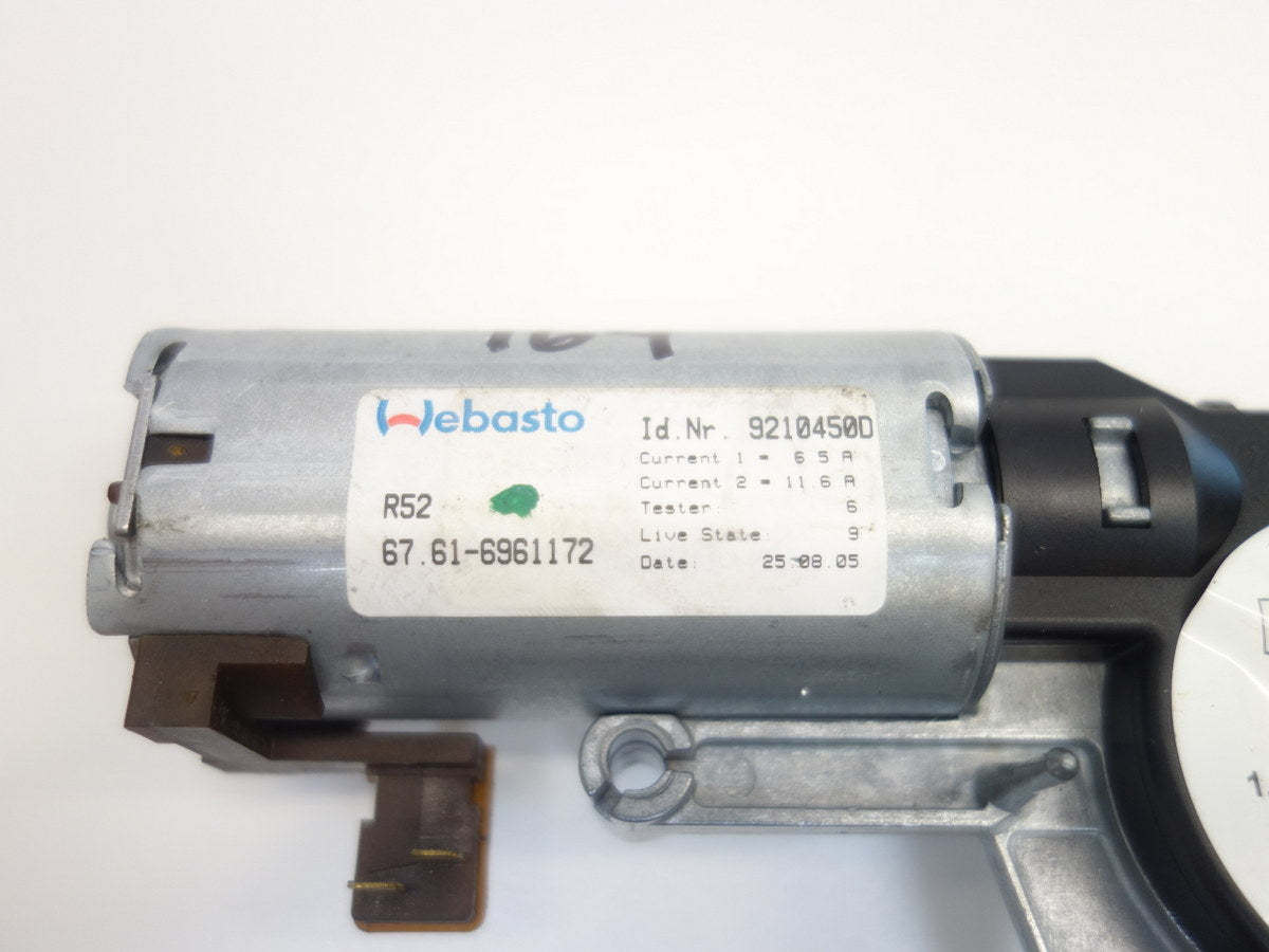 Mini Cooper Convertible Top Folding Sliding Roof Sunroof Motor 67616961172 05-08 R52