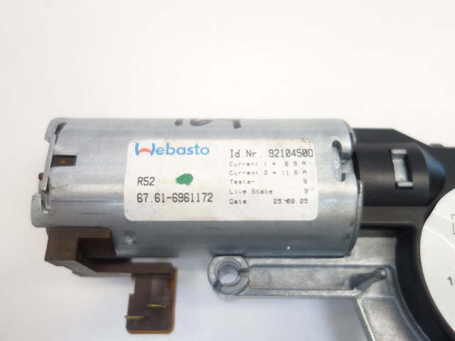 Mini Cooper Convertible Top Folding Sliding Roof Sunroof Motor 67616961172 05-08 R52