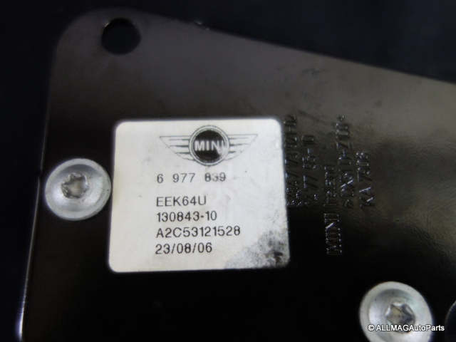 Mini Cooper Convertible Top Stowage Locking Mechanism Drive 67616977839 05-08 R5