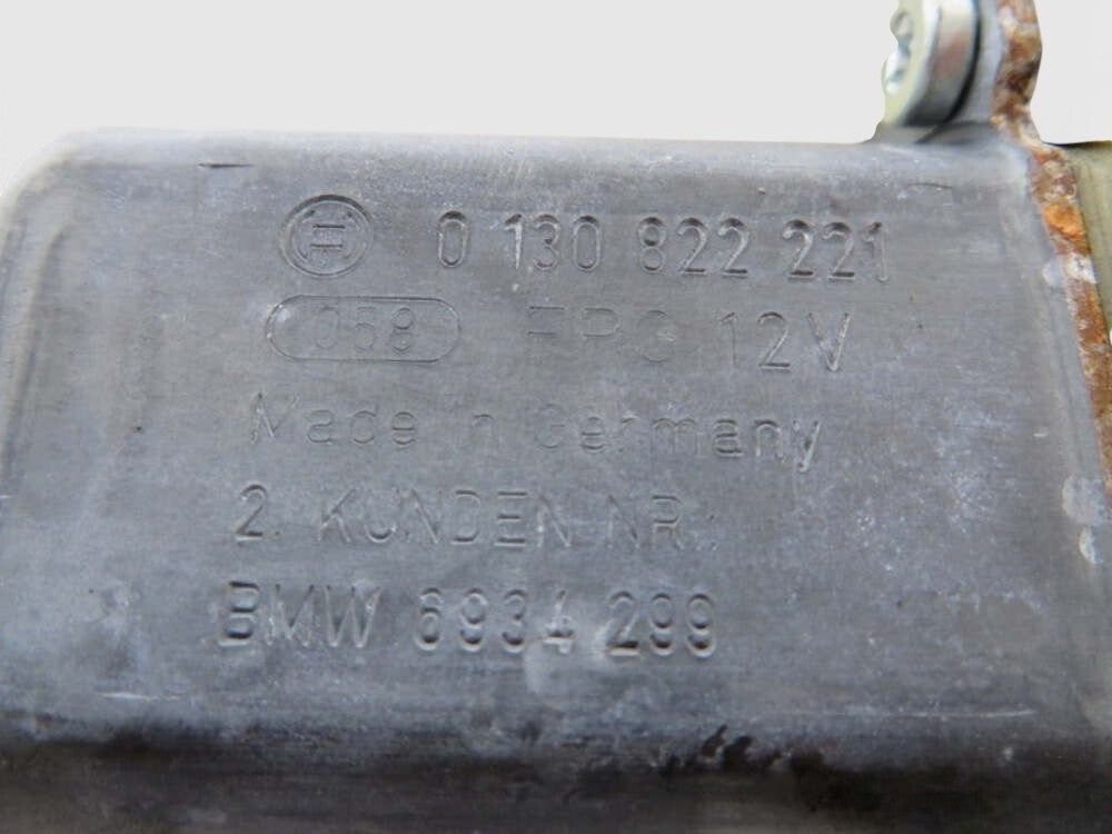 Mini Cooper Convertible Left Rear Window Motor 67626934299 05-15 R52 R57