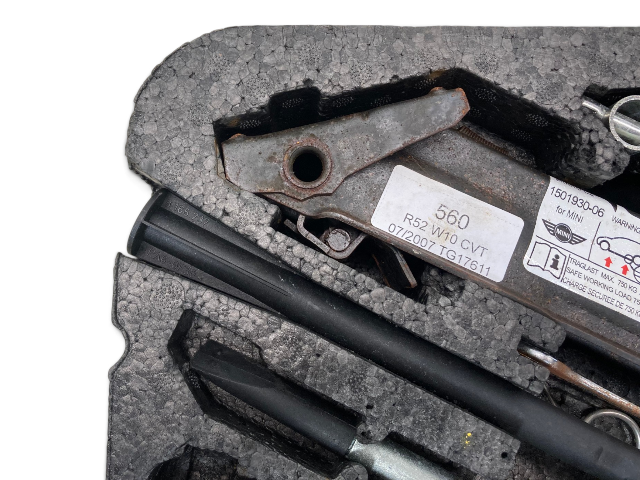 Mini Cooper Tool Kit and Jack Tray 71111501931 2002-2008 R50 R52 560