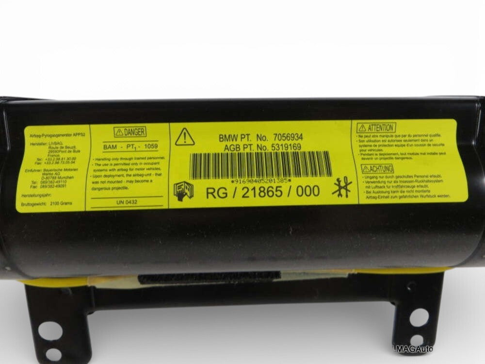 Mini Cooper Passenger Side Dash Airbag 72127056934 2002-2004 R50 R53 240