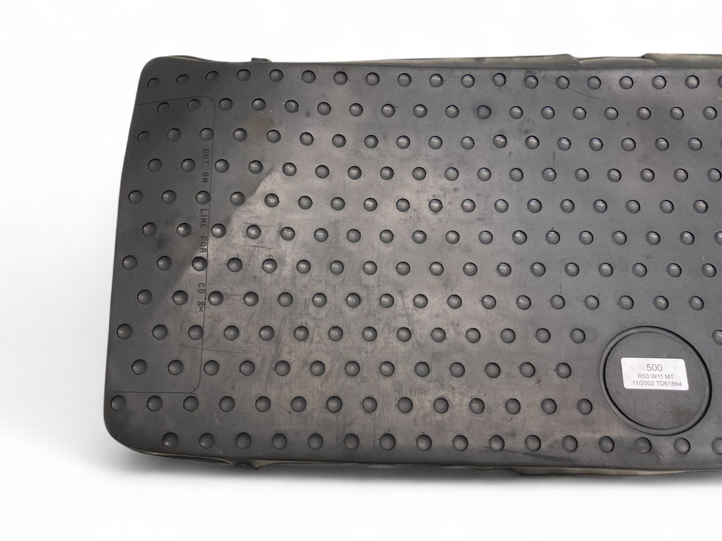 Mini Cooper Hatchback Trunk Floor Mat Rubber 82120146462 2002-2006 R50 R53 500