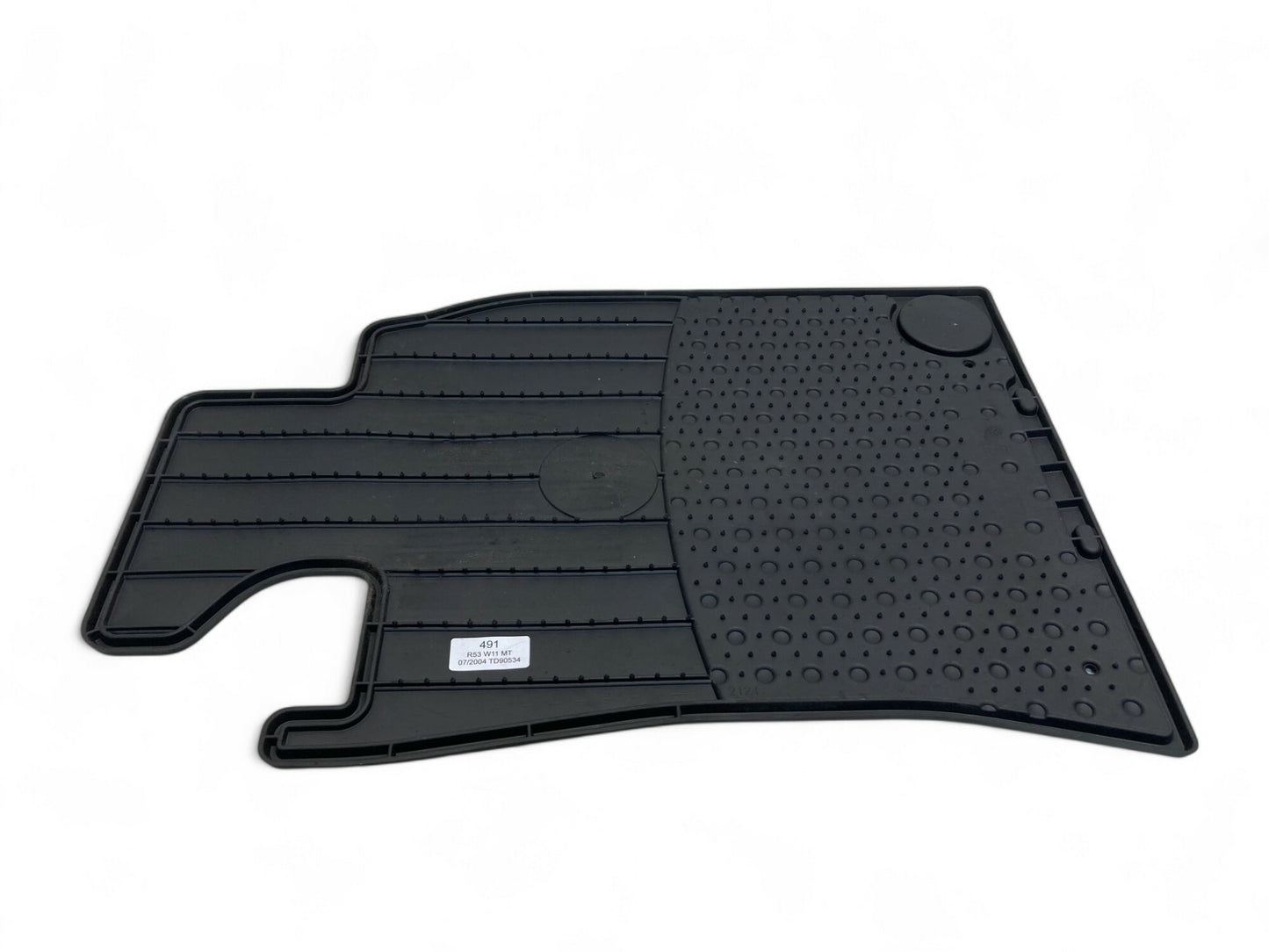 Mini Cooper Hatchback Front Rubber Floor Mat 82550146457 2002-2006 R50 R53 510