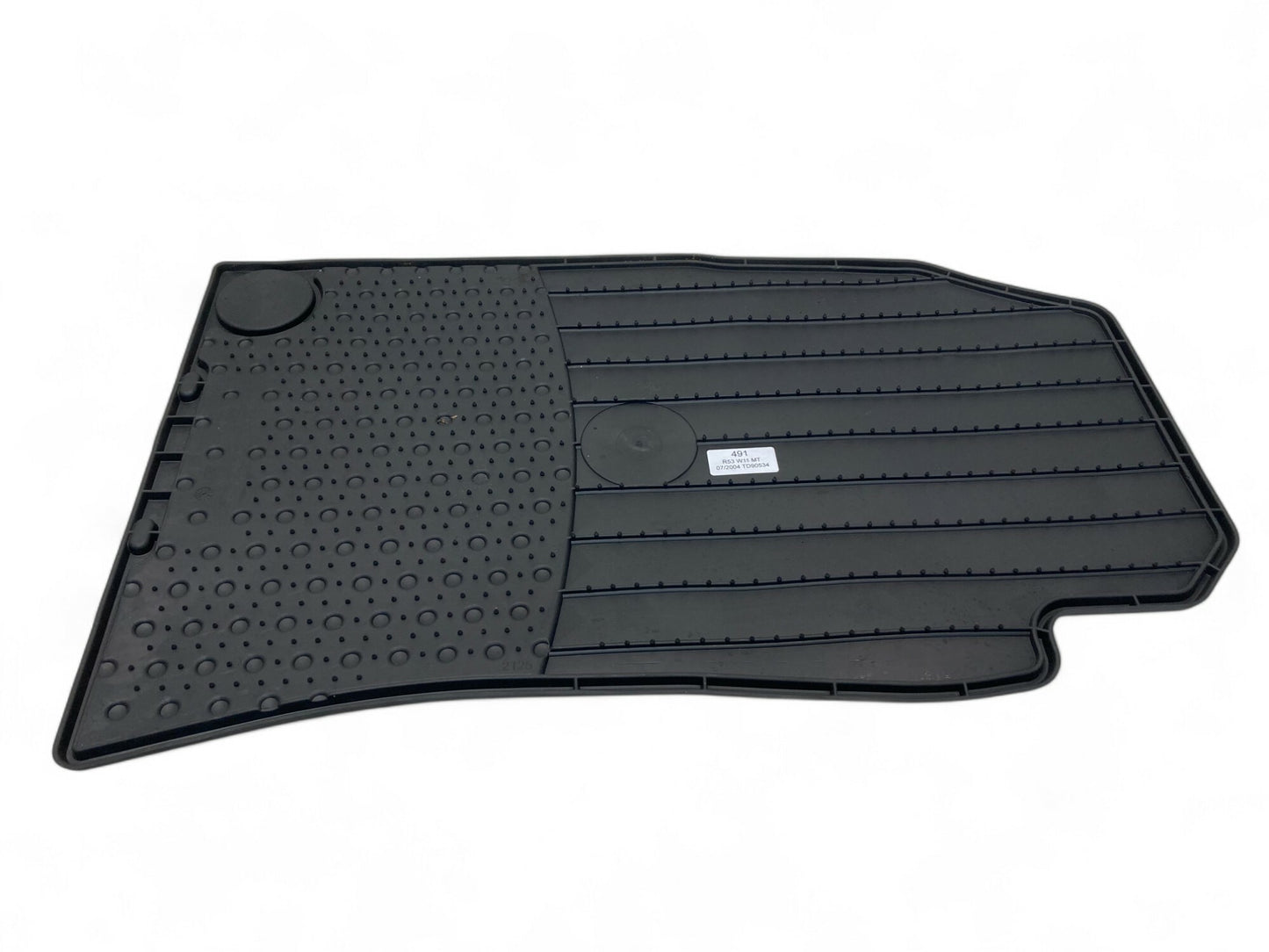 Mini Cooper Hatchback Front Rubber Floor Mat 82550146457 2002-2006 R50 R53 510