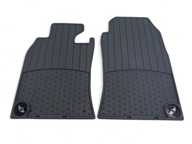 Mini Cooper Front Rubber Floor Mat Pair NEW 82550146457 2002-2006 R50 R53