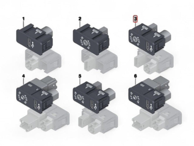 Mini Cooper USB AUX Input Jack NEW OEM 84109229246 2009-2022 R5x R6x F5x
