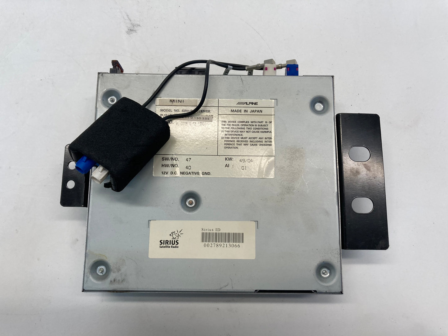 Mini Cooper Sirius Satellite Receiver Installation Kit 84110150534 02-06 R50 R53