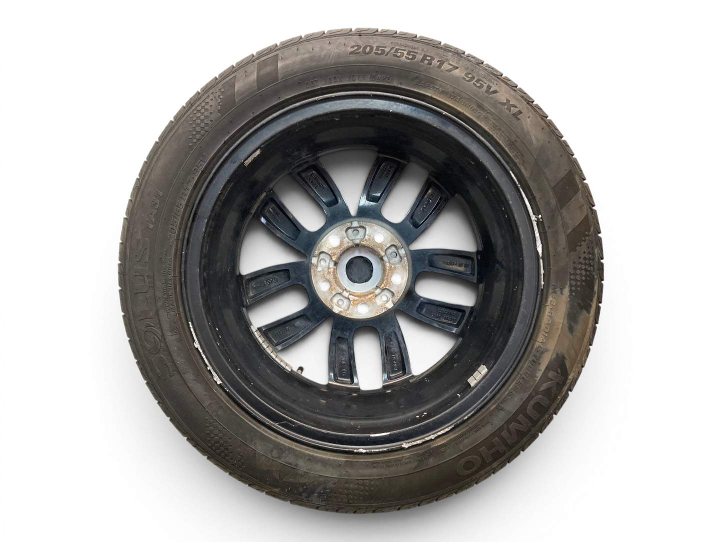Mini Cooper 17" Black 5-Star Double Spoke Wheel Set R124 36109803726 11-16 R6x 402