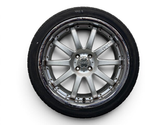 Mini Cooper 18" Hyper Silver w/ Polish Lip AXIS Decades Wheel Set 4x100 448