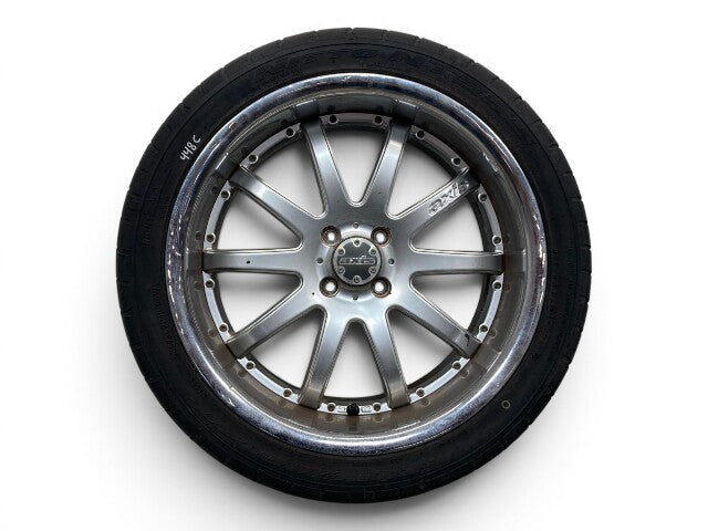 Mini Cooper 18" Hyper Silver w/ Polish Lip AXIS Decades Wheel Set 4x100 448