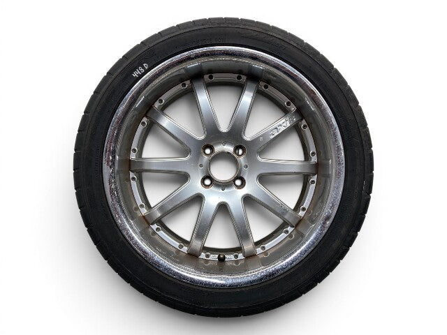 Mini Cooper 18" Hyper Silver w/ Polish Lip AXIS Decades Wheel Set 4x100 448