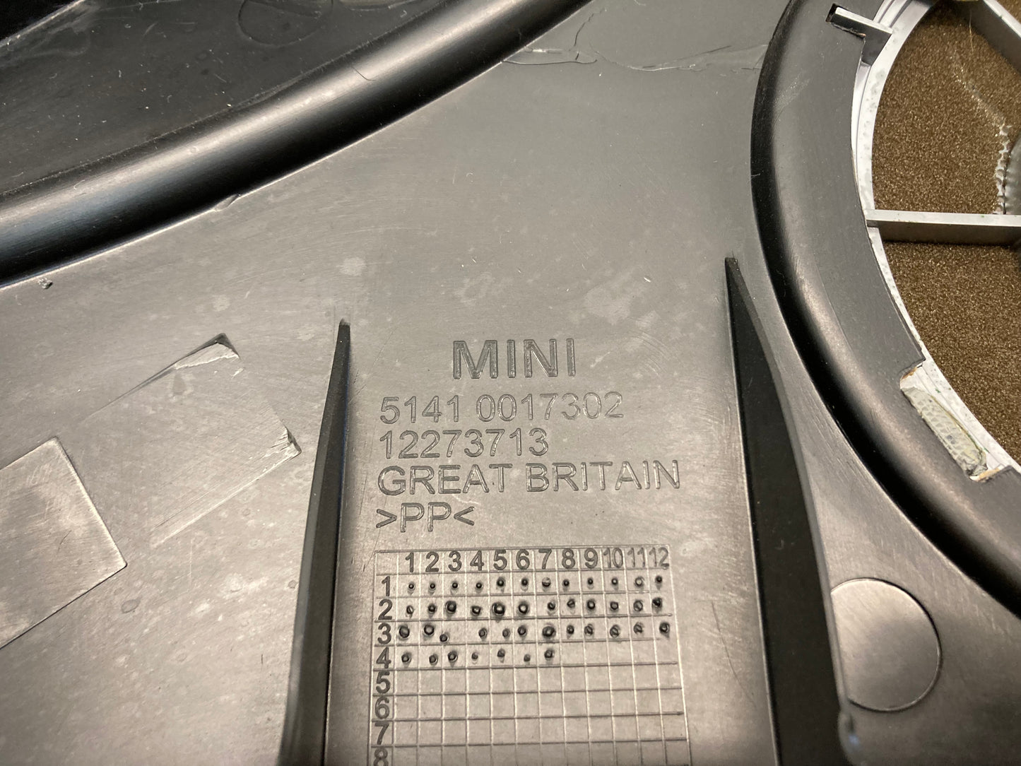 Mini Cooper Door Panel Pair Cordoba Beige w/Anthracite Trim H/K 02-04 R50 R53 90
