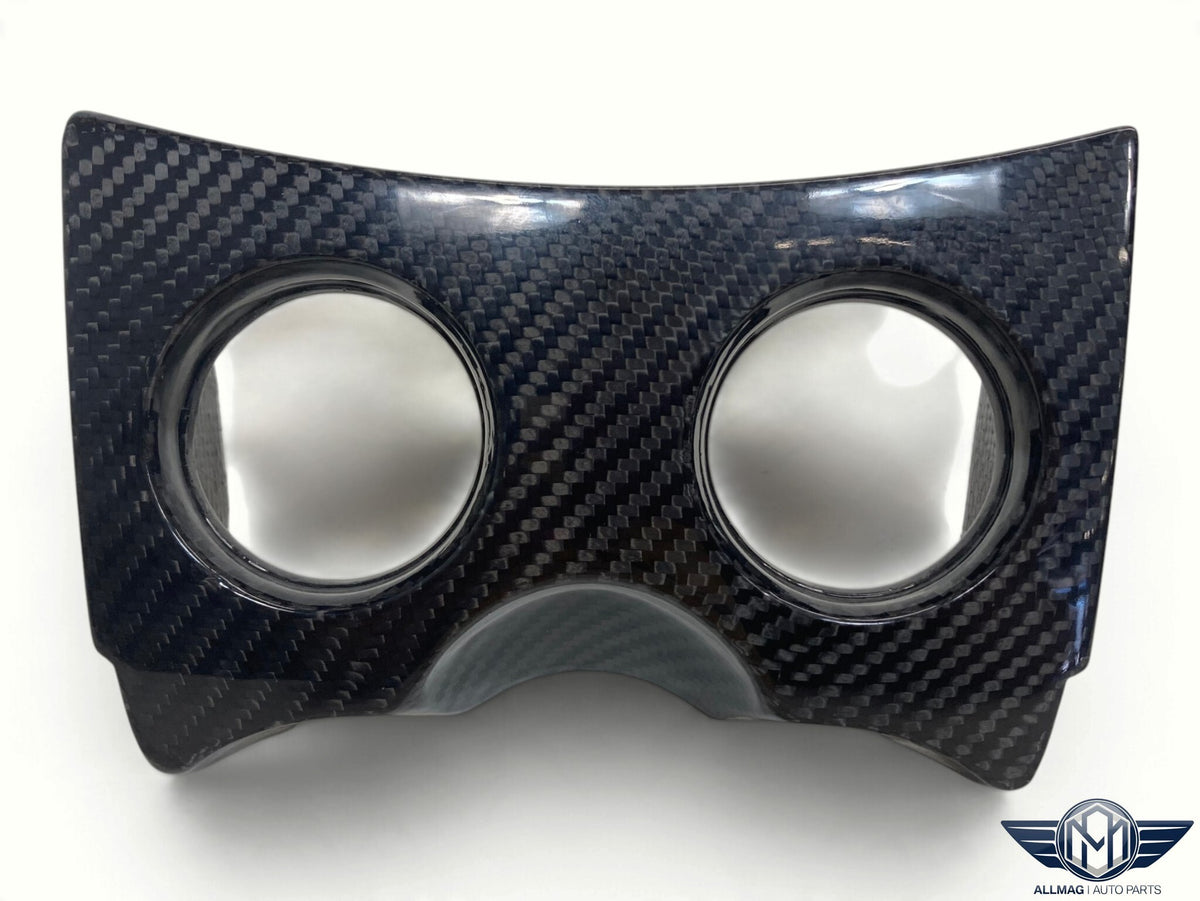 Mini Cooper Carbon Fiber Auxiliary Gauge Mount with AutoMeter Gauges R50 R52 R53