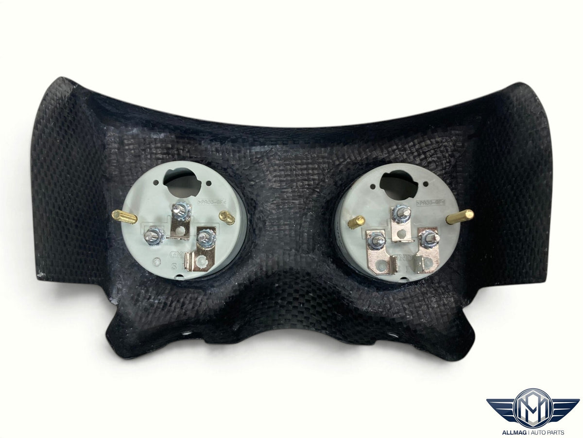 Mini Cooper Carbon Fiber Auxiliary Gauge Mount with AutoMeter Gauges R50 R52 R53